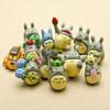 12Pcs/Set Anime Totoro Resin Models Miniature Dollhouse Bonsai Scenery Decor
