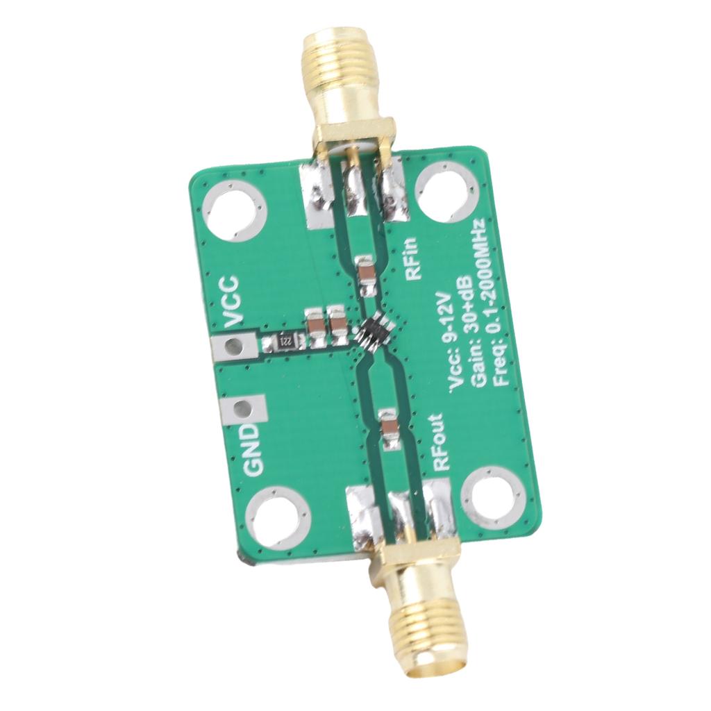 RF Amplifier Module Broadband 0.1‑2000MHz 32dB High Gain Low Power Microwave Ham Radio 9‑12V