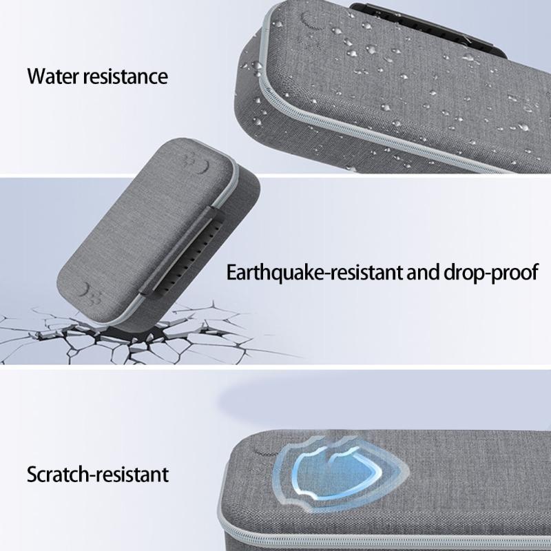 Game Console EVA Bag Scratchproof Storage Box for NS2 Protector Case with Card Slot & Handle Travel Carrying Pouch