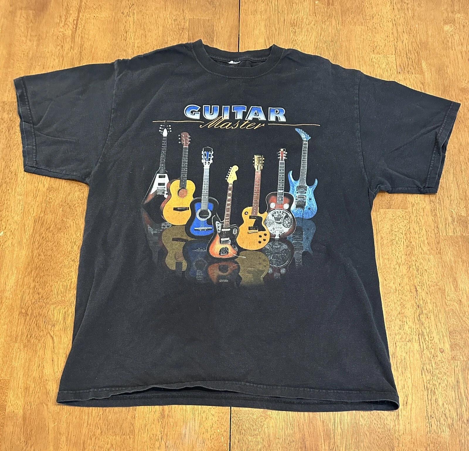 Guitar Master T Shirt Large Music Rock And Roll S