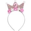 Kids' 2-6Y Flower Crown Hairband Sparkle Girl's Headbands Cute Princess Hair Band  Hair Accessory