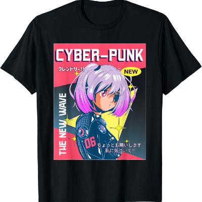 Japanese Anime Cyber-Punk  CY-Punk T-Shirt