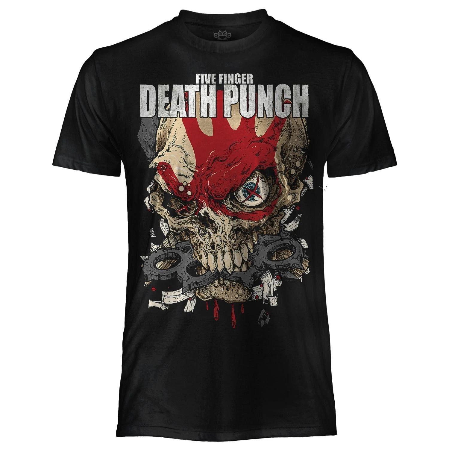 Five Finger Death Punch Official T-Shirt Jersey Original T-Shirt Black 5FDP- 3XL