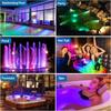 Waterproof Underwater Light, Submersible LED Lights, with Remote Control,  Tub Lamp 16 Colors Changing Shower Lamps