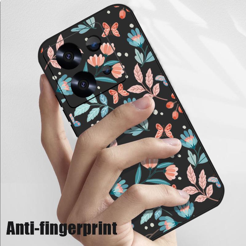 Flower Case For Xiaomi Redmi Note 13 12 11 14 Pro 5G 11s Funda Xiaomi 13T 11T Pro Poco X6 F6 Mi 11 Lite 5G NE Lanyard Cover