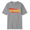 Back To The Future Tshirt Cotton T Shirt For Men Summer Short Sleeve T Shirts Movie Hip Hop Tee Tops Streetwear T-shirts XXXL
