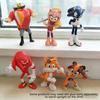 6-18Pcs Sonics Figure Tails Werehog Action Figures Knuckles Doll Dr. Eggman Cartoon Figurines Collectible Dolls  Hedgehog Toy