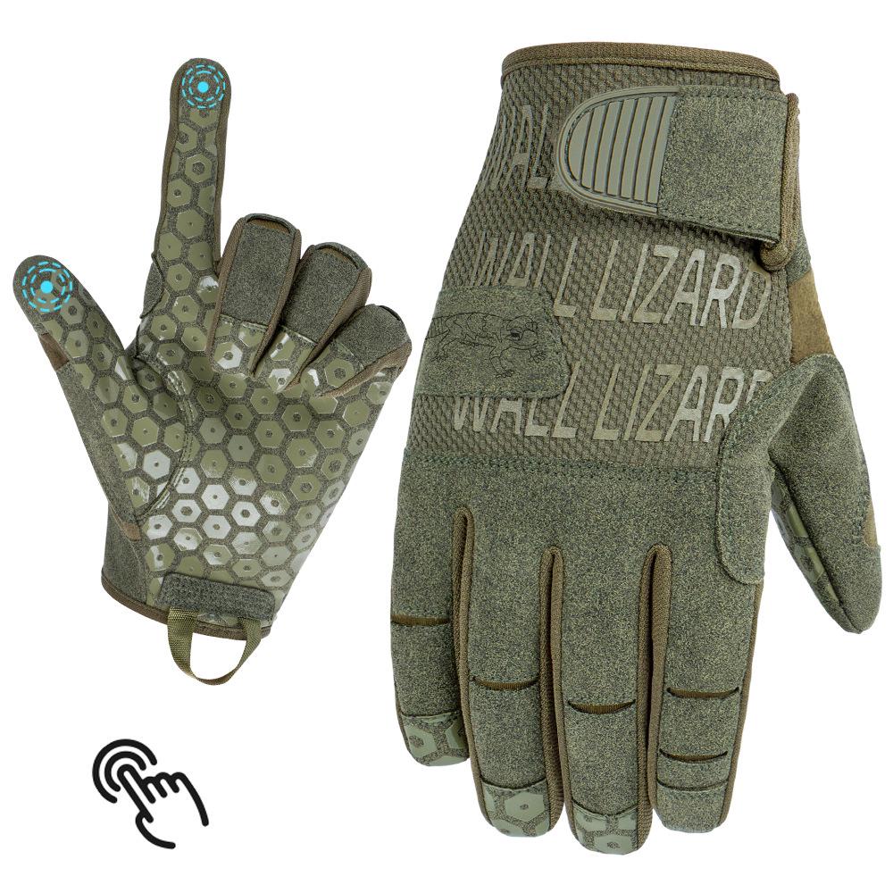 Cross-border Tactical Wear-resistant Non-slip Motorcycle Gloves with Sunscreen & Touchscreen Features for Outdoor Riding.