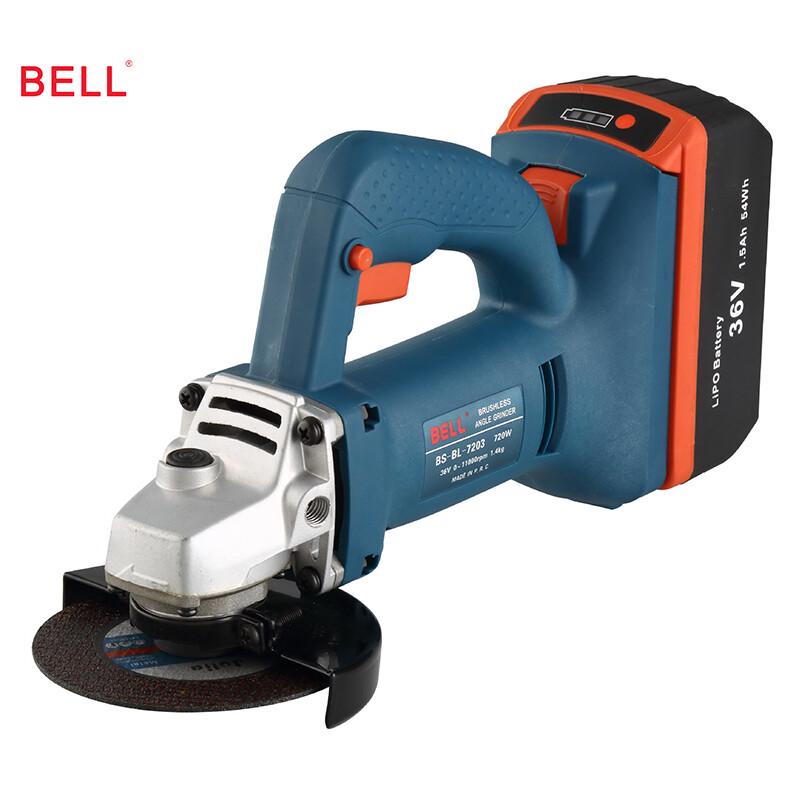 

BELL 36V Cordless Brushless Angle Grinder/Polisher CN plug (adapter included)
