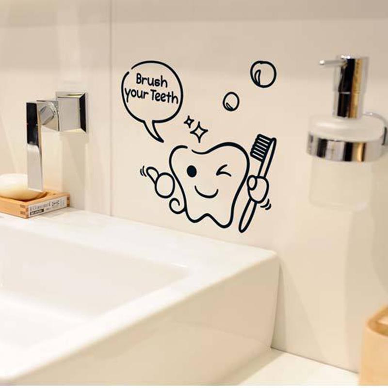 Buy Teeth Wall Stickers Decal Living Room Home Decor Removable DIY 1 ...