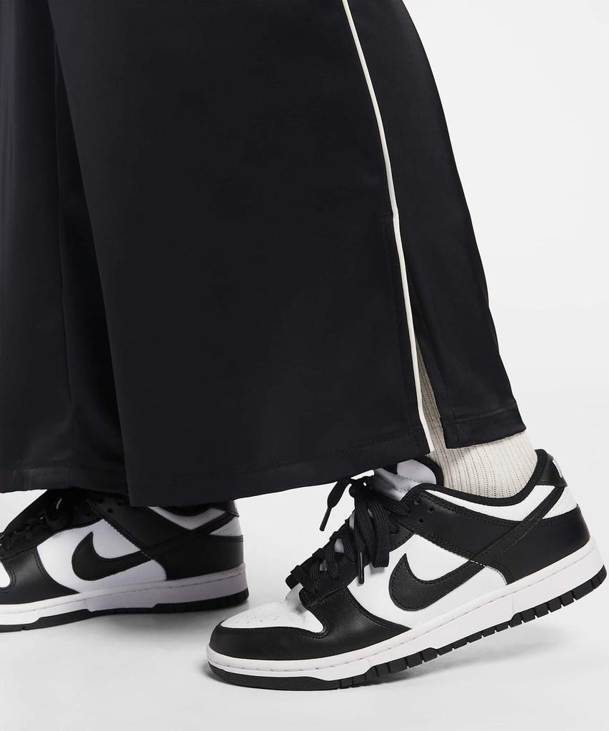 NIKE Sportswear Loose Fit Mid-Rise Satin Pants W - Black:Sale / Ih1327-010