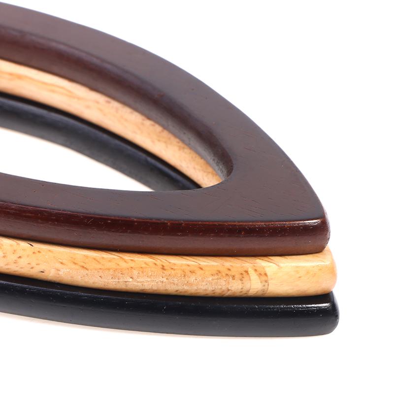 Vervanging van massief houten tasgrepen Diy handtas Tote handgrepen Tassen Klassieke banden