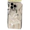 Bow Apple 15Promax Mobile Phone Case iPhone13ro/12/11 Soft Case XR/XS Transparent SE3 Niche