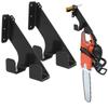 Multipurpose Rust Resistant Chainsaw Hanger Wall Mount Organizers Vertical Horizontal Use Heavy Duty for Shed Storage