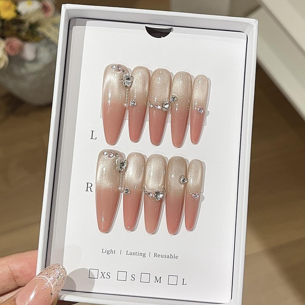 Berry Smoothie Spring and Gentle Rose Pink Flash Cat Eye Design Sticker Wear Armor
