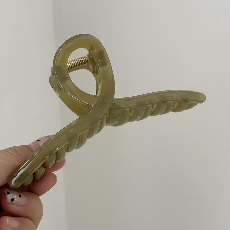 

14cm Plastic Cross Hair Claw Clip - Female Hair Accessory, Shark Design