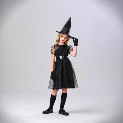 Halloween Children's Costume Witch Show Dress Witch Horror Dress Up Vampire Paternity