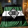 Coperta Borussia Verde Nera Leggera Coperta Ideale per il Letto Perfetta per Viaggi, Campeggio, Soggiorni, Uffici, Divani, Regalo di Natale per Fan