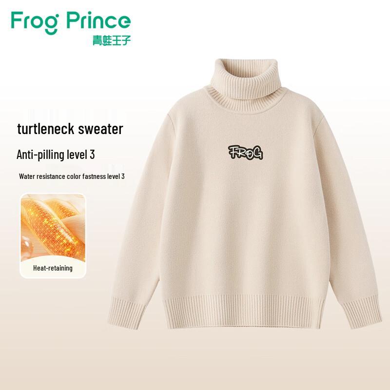 Frog Prince Kids Turtleneck Warm Sweater 130