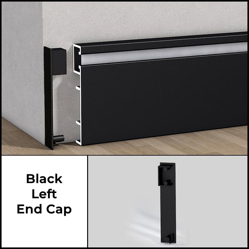 

0.5/1M/шт H50mm светодиодный плинтус линия алюминиевый профиль поверхностный монтаж плинтус подсветка канал угловой настенный декор барная лента 1pcs