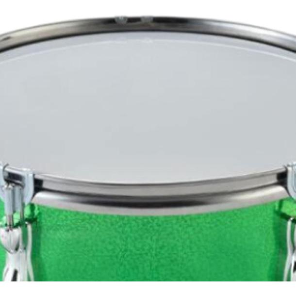 13inch Snare Drum Musical Instruments Professional Lightweight with Practice Gloves Percussion Instrument Music Drums for Children Beginners, Green