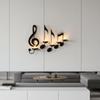 European Style Musical Note Candle Holder Iron Art Decorative Wall Hanging Candle Holder