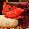 Koi Fish Plush Cushion - Cute Koi-Shaped Toy, Figure, Gift, or Decor