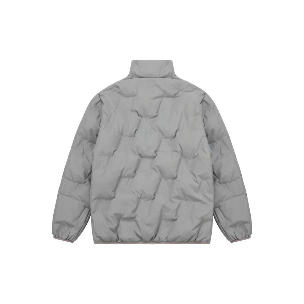 New Balance Down Jackets Men's Gray Stand Collar Moderate Other (Unisex) Down Jackets AMJ14330 RCD