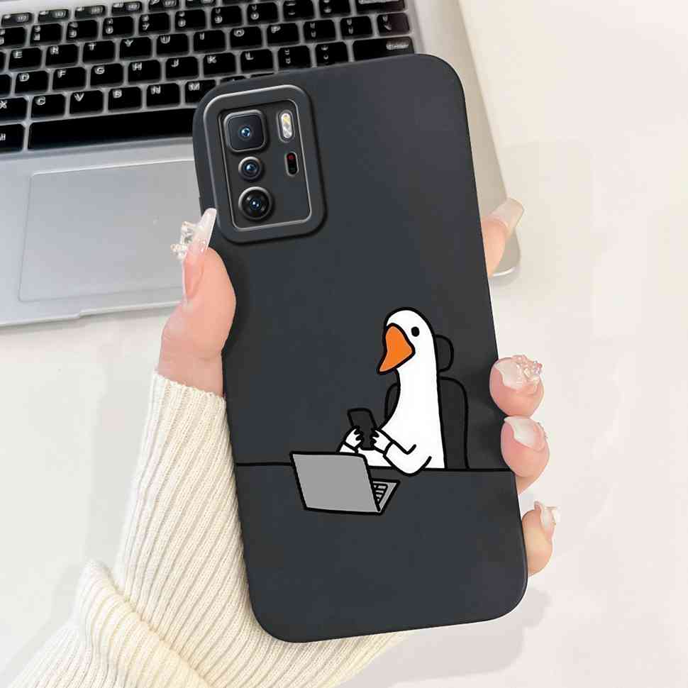 For  Xiaomi Redmi Note 10 Pro China Case Cute Cartoon Girl Cover Soft Silicone Phone Case For Xiaomi POCO X3 GT X3GT Full Bumper