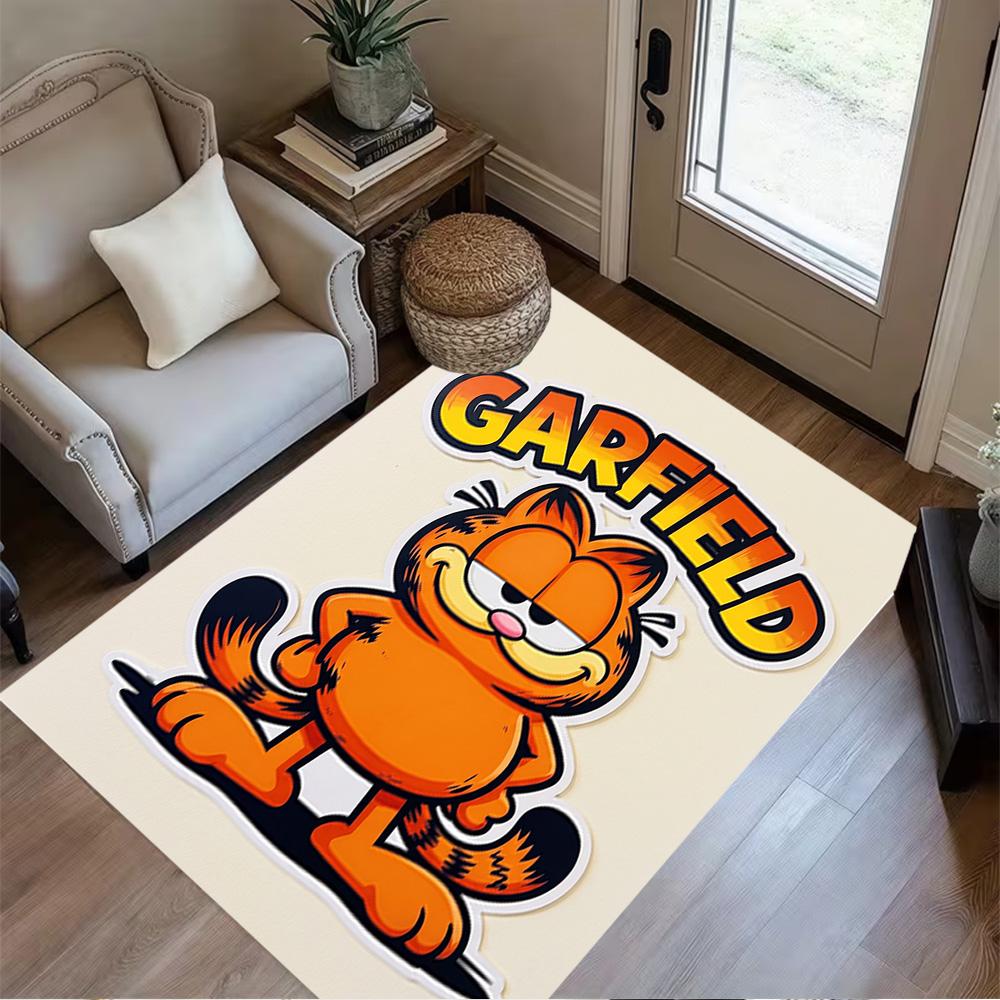 Garfield Cat Adventure Carpet Perfect for Kitchen Living Rooms Playrooms Foyer Anti-slip Rug Office home decor Spiritual Gift