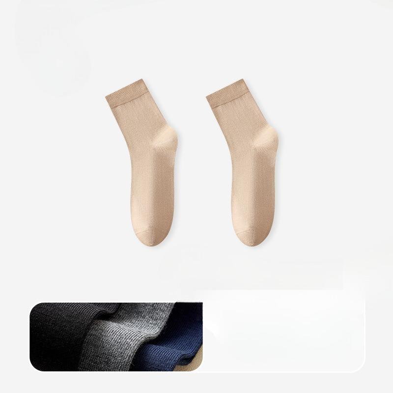 Men's Autumn Leisure Business Pure Cotton Sports Sweat Absorbing Deodorizing Cotton Socks