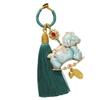 Exquisite Hand Crafted Keychain Featuring Delicate Tassels And Auspicious Horse Year Design Bag Hanging Decoration