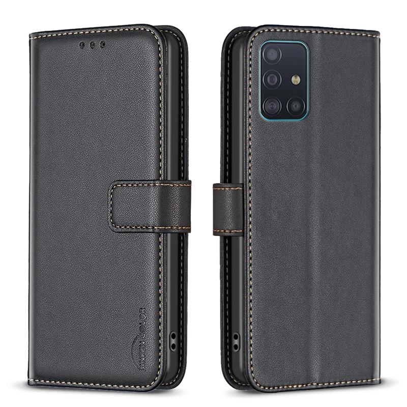 Husă A51 SM-A515F Pentru Samsung Galaxy A51 Husă De Lux Tip Plic Magnetică Husă Telefon Pe Pentru Samsung A 51 A71 A31 A41 Piele Cu Suport Card