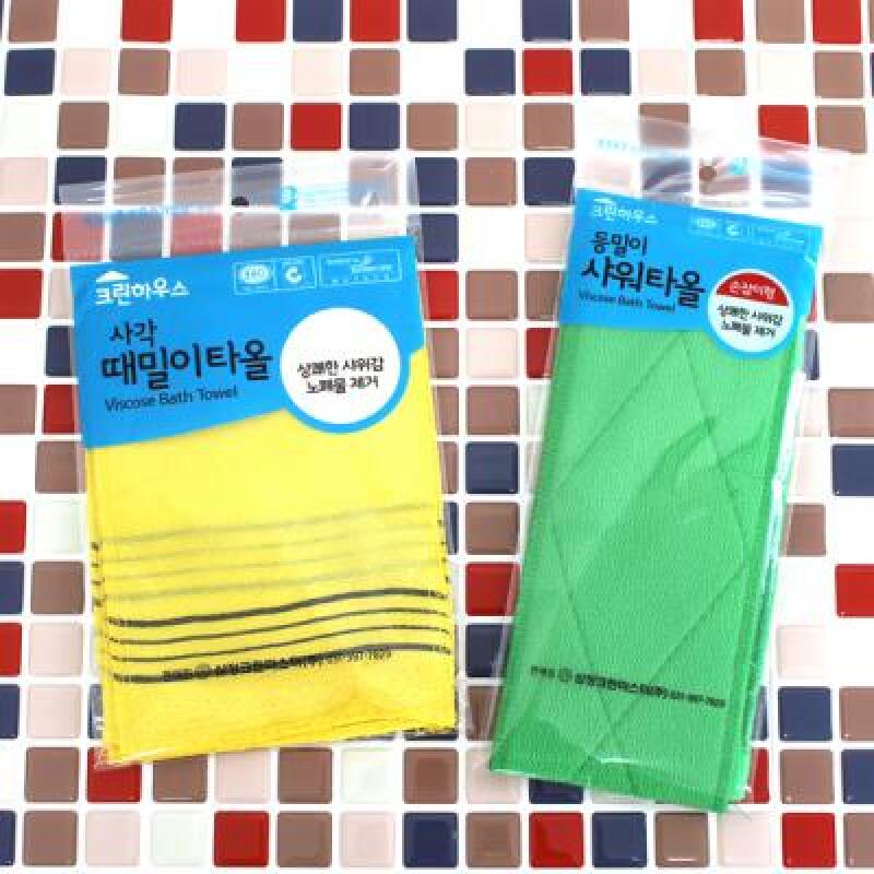 Towel set (square + back washcloth) Random 1