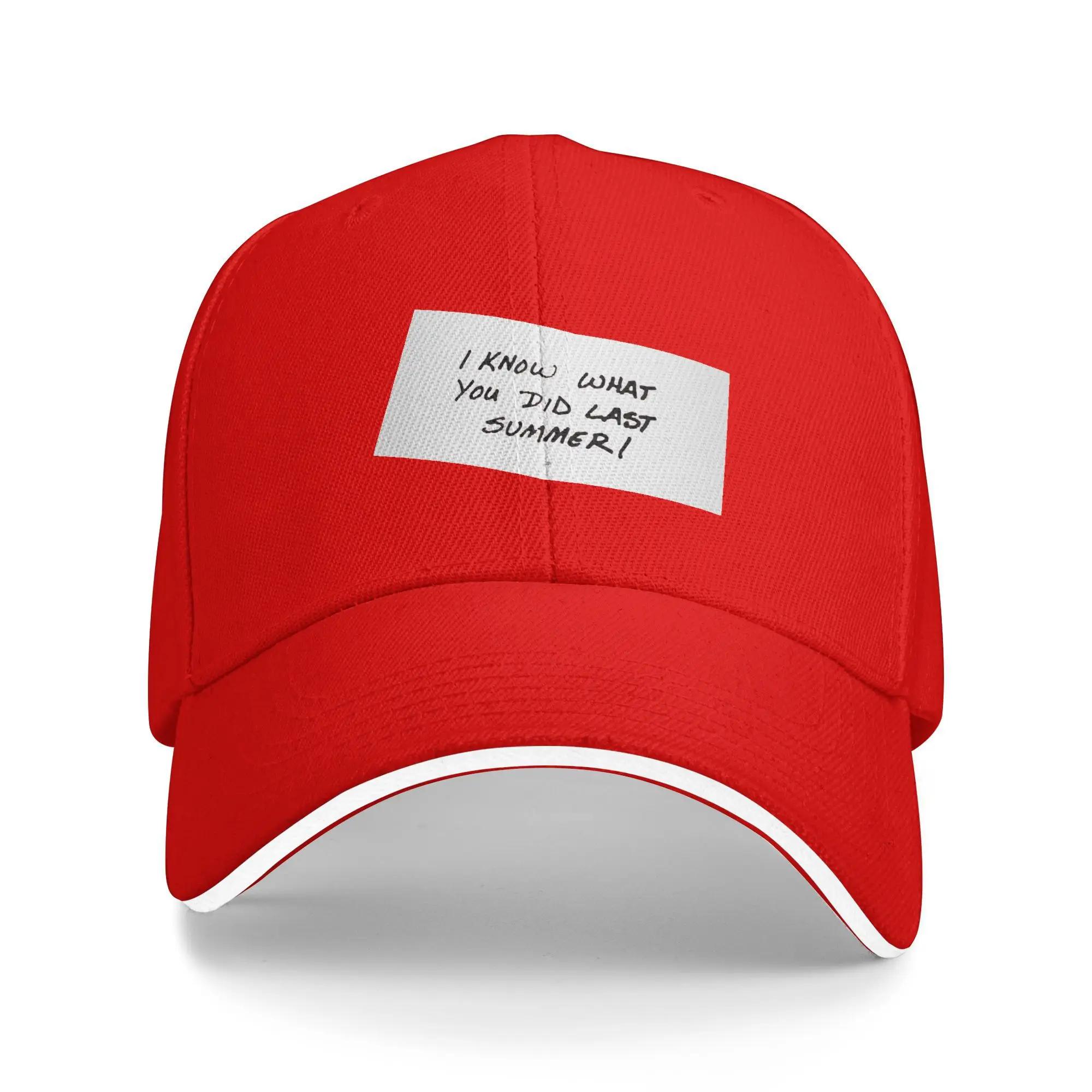 

Movie I Know What You Did Last Summer Baseball Cap Tennis Skate Dropshipping Hip Hop Hats Women Unisex Fashion Print Baseball Caps One Size