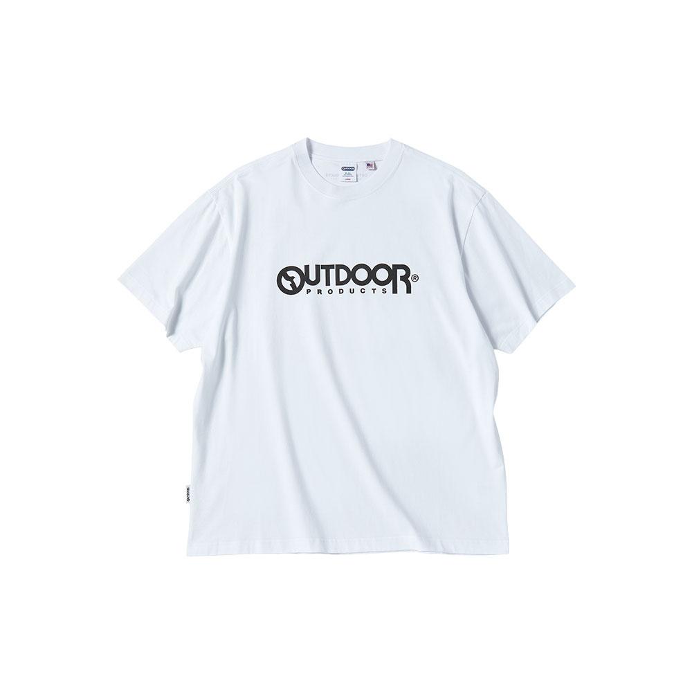 OUTDOOR PRODUCTS Loose Fit Mono Standard Logo T-Shirt (White)