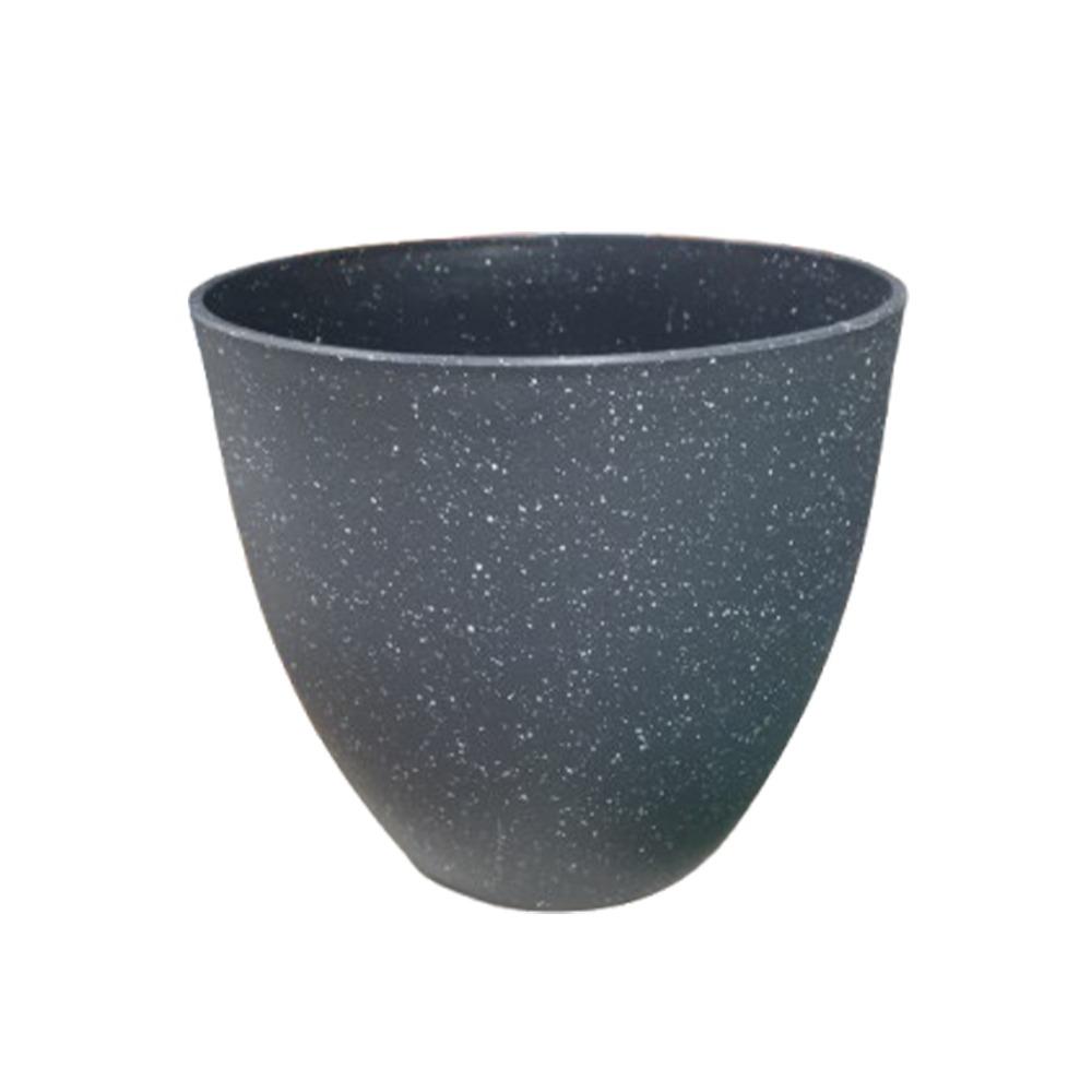 Vaso per Fiori in Finta Pietra Satinata Spessa Vaso in Plastica per Coltivazione Piante Pianta Verde