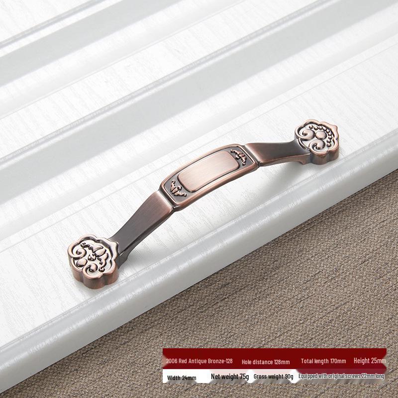 Antiker Bronze Europäische Zinklegierung Möbelgriff