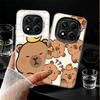 Funny Capybara Cartoon Cute Soft Phone Case for Xiaomi Redmi Note 13 14 15 Pro Plus 12S 12 11S 11 11T 10S 10 Shockproof Cover Ba