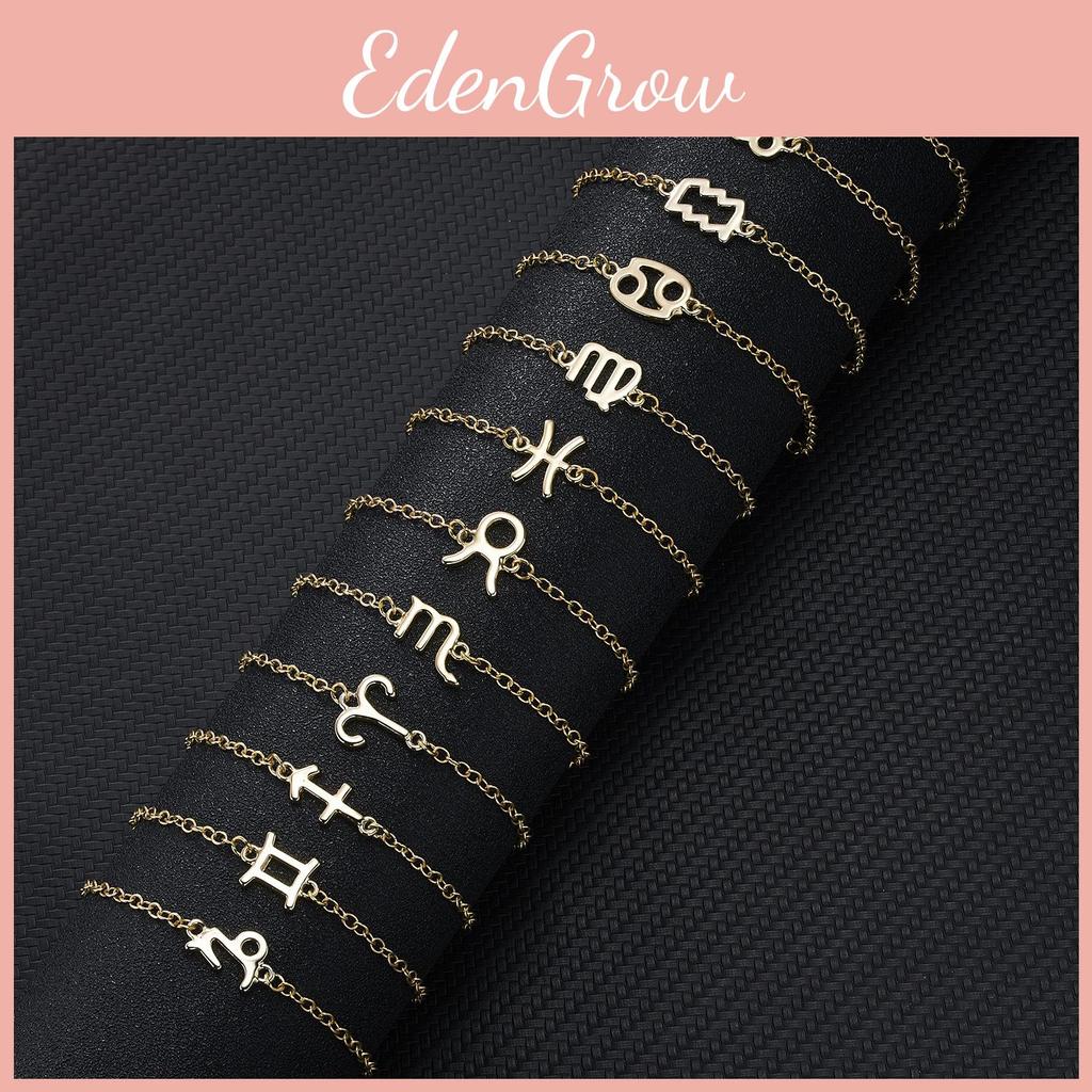 Unisex Zodiac Symbol Chain Jewelry With Alloy Material For Travel Souvenir And Personal Gift