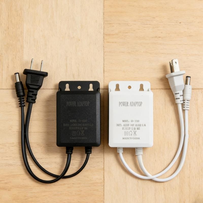 AC100 240V to DC12V 2A Power Adapter Universal Input andWaterproof Outdoor Design for Electronics