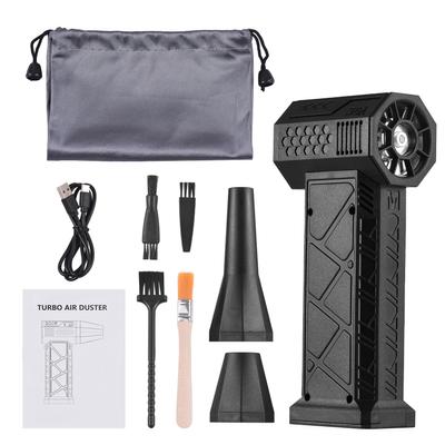 Elektrischer Luftstaubsauger, bürstenloser Motor mit 130000 U/min, stufenlose Windgeschwindigkeit, einstellbarer Turbolüfter, eingebaut