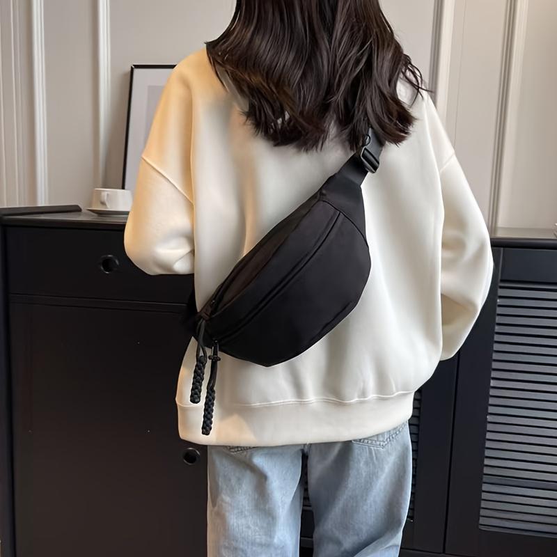 Unisex Casual Waist Bag, Trendy Crossbody Bag for Both Men And Women, Sports Chest Bag