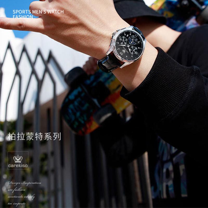 Orologio da polso lancette calendario datario sportivo militare uomo e donna