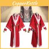 Game-themed Cosplay Costume Set Includes Eye Mask Robe Shirt Pants And Accessories