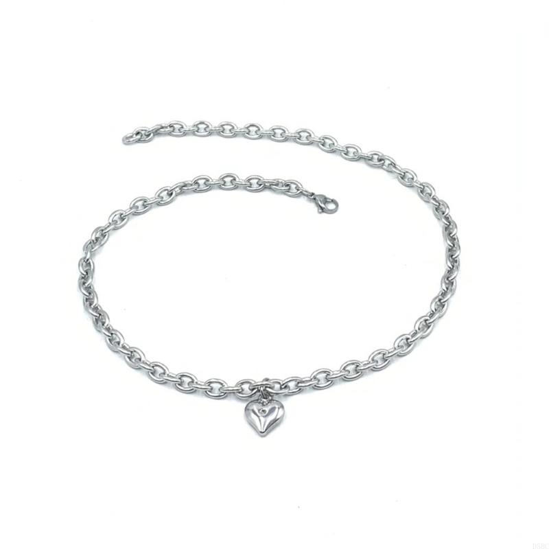 

D5BC Dog Wedding Collar Heart Necklace Princess Collar Wedding Supplies 18 серебряный