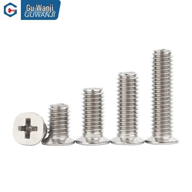 GUWANJI 304 Stainless Steel Cross Recessed Countersunk Head Screws