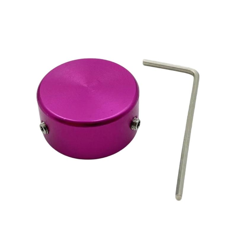 Quick Installation Guitar Pedal Knob Caps with 6 Color Enhancing Grip Control Nonslip Metal Texture for Repairing