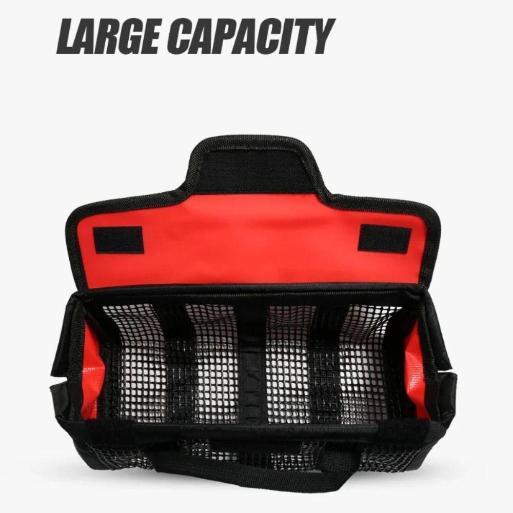 Metal Fishing Lure Bait Hooks Box Large Capacity Metal Jig Bag Fishing Jig Bag  Fishing Accessories