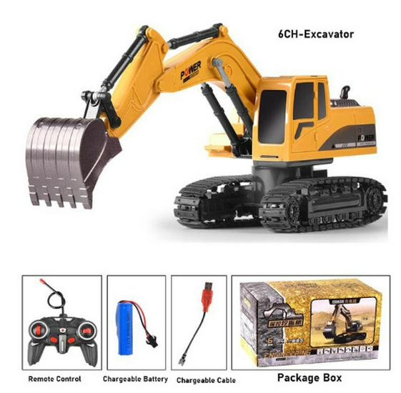 

Игрушка Экскаватор и Бульдозер с 11-канальным управлением по радиоканалу 2,4 ГГц